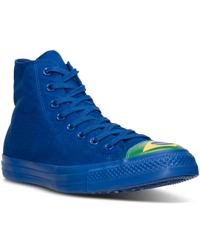 Converse Men's Chuck Taylor All Star Hi Flag Toe Cap Casual Sneakers from Finish Line