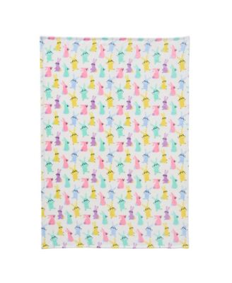 Bunny Wonderland Plush Throw, 50" x 70"