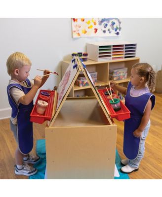 Kaplan Early Learning Preschool Sleeveless Art Aprons - Set of 4