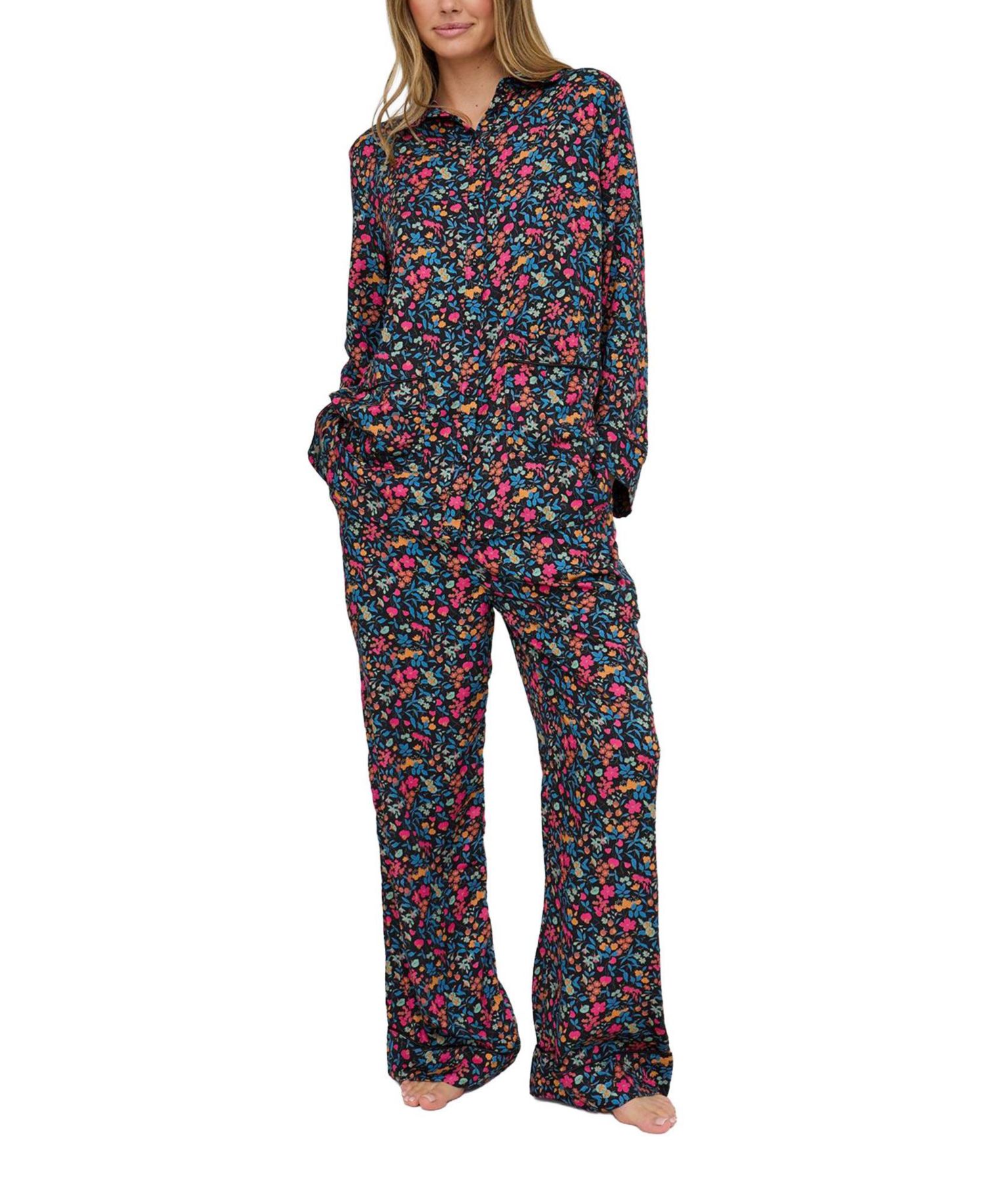 Women's Evie Long Sleeve Print Pajama Set
