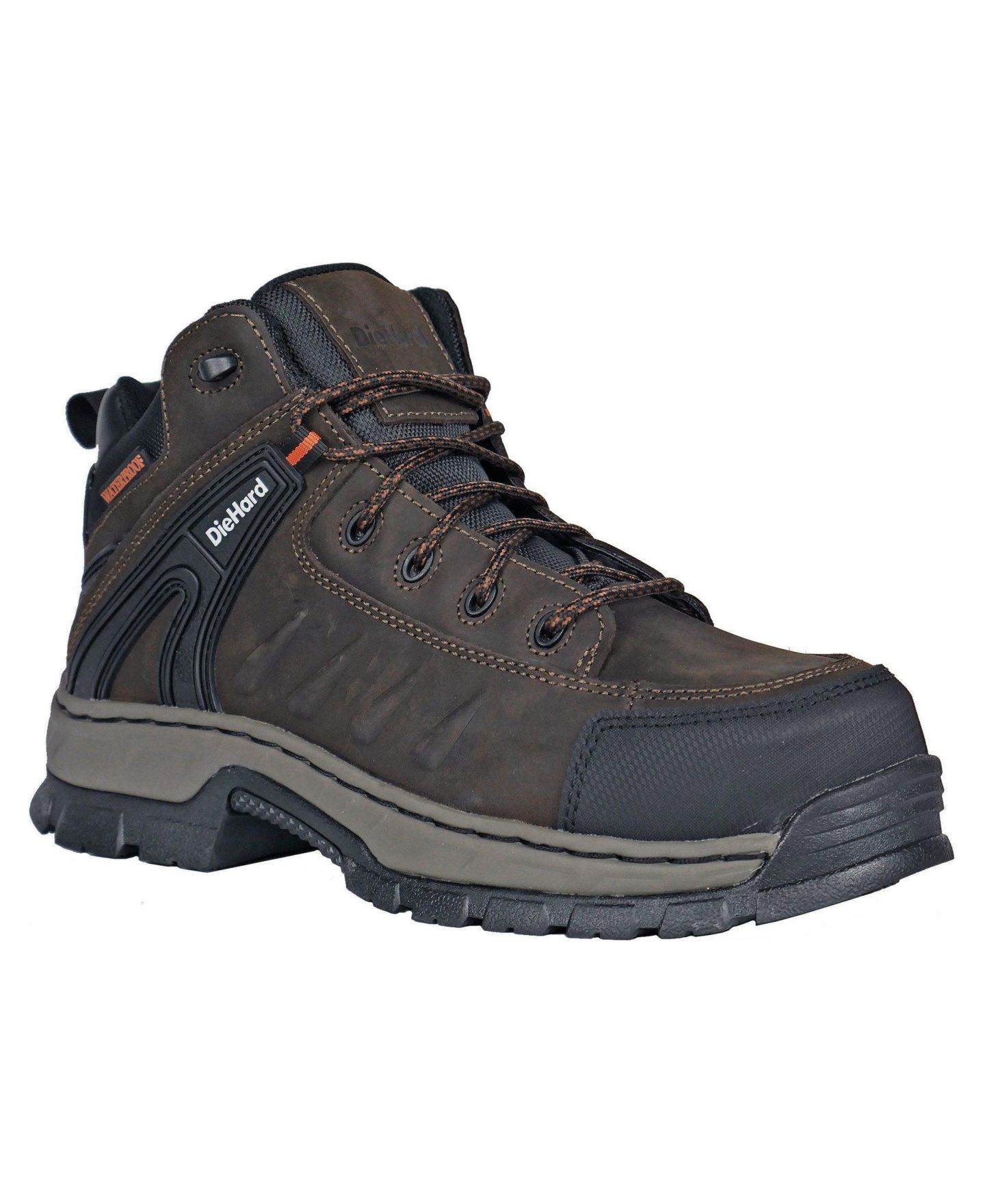 Мужские ботинки DieHard Squire Composite Toe Waterproof Work Boot, цвет: Коричневый — фото 1