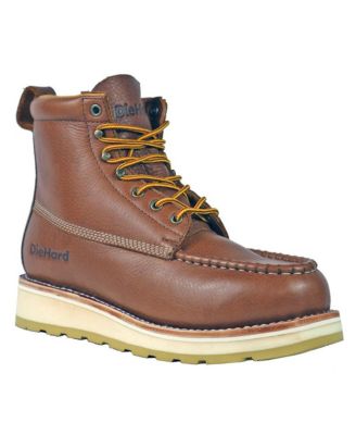 Men's Malibu 6 Inch Rust Soft Toe Work Boot