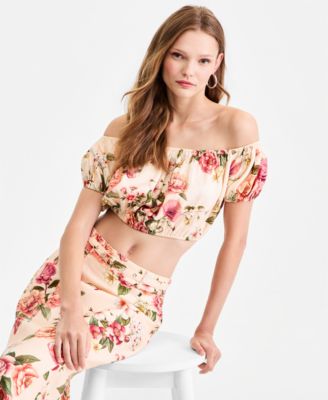 Women's Ryan Off-The-Shoulder Floral Top