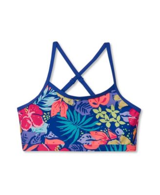 Girls Chlorine Resistant Criss Cross Bikini Top