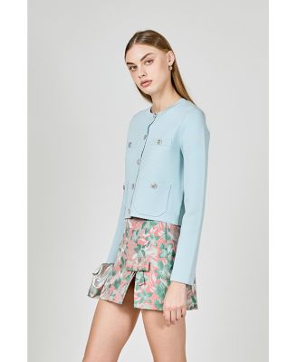 Women's Knit Long Sleeve Cardigan with Pockets