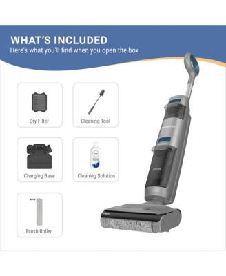 GO Sense GH301 Cordless 3-in-1 Floor Washer, Wet Dry Vacuum Mop, MessDetect Sensor, Self-Cleaning Dock