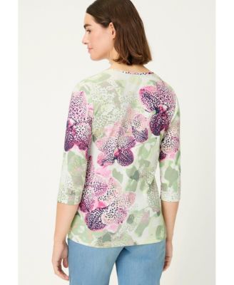 Women's Bouquet Print T-Shirt