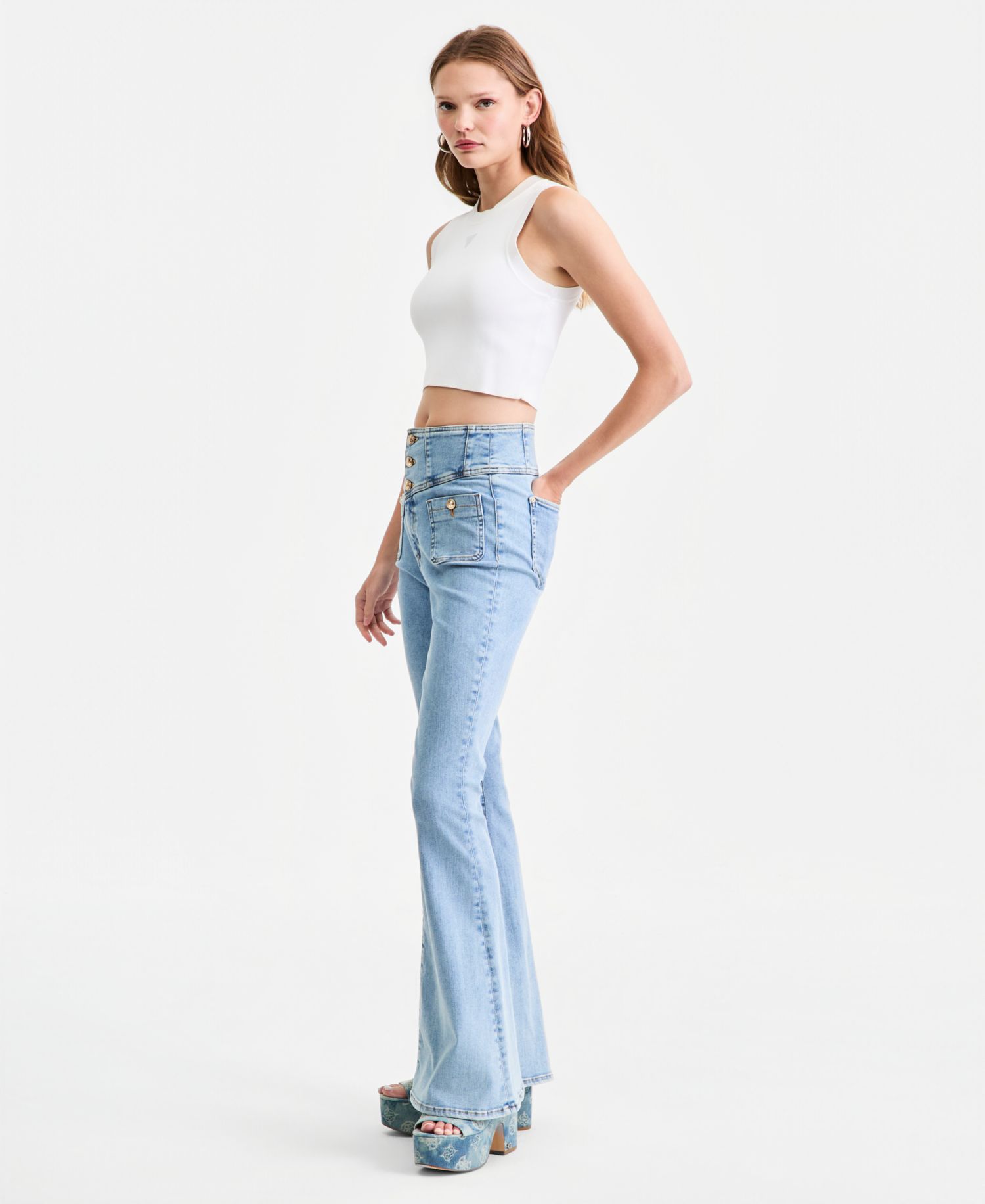 Women's Kaira High-Rise Flared Jeans