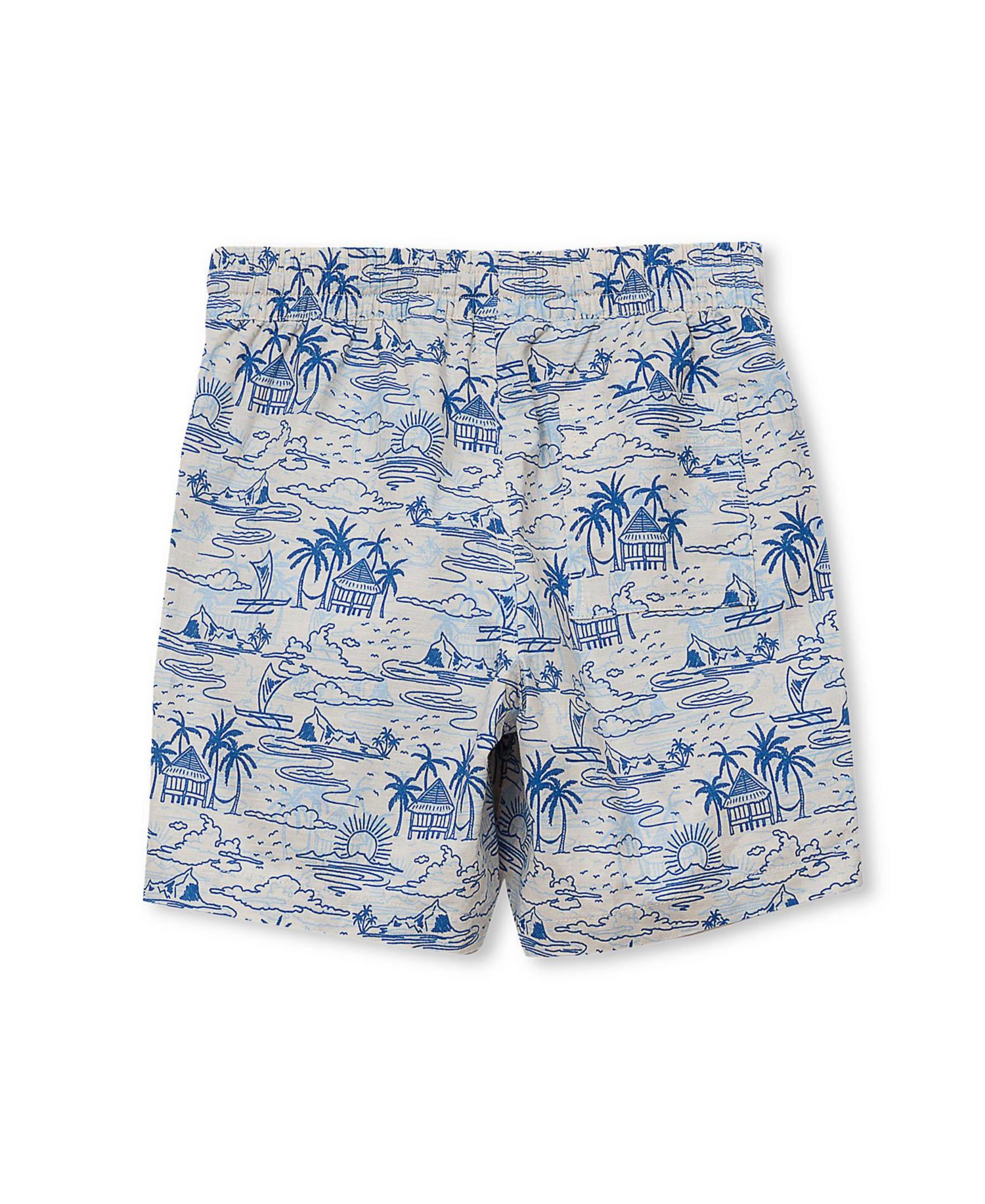 Little And Big Boys Linen Slub Shorts