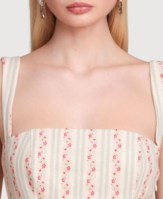 Women's Square Neck Mini Dress