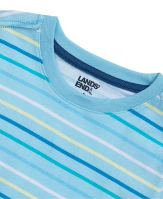 Boys Short Sleeve Stripe Crewneck T-Shirt
