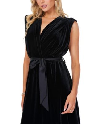 Women's BISHOP + YOUNG Luxe Velvet Aeries Wrap Dress