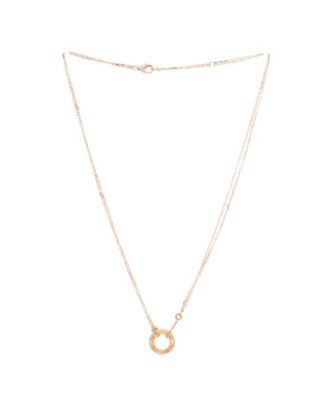 2 Diamonds Love Pendant Necklace