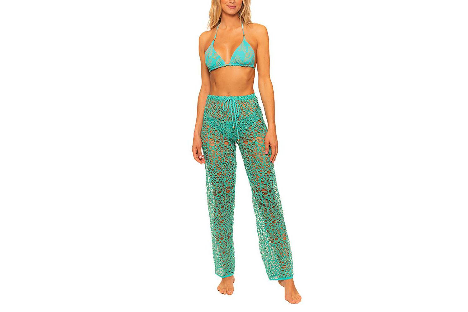 Women's Sea Strings Macrame Pants Cover-ups