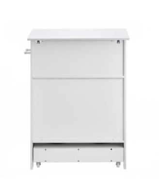 All-in-One Pet Feeding Station: Elevated Dog Bowls & Storage Cabinet for Food and Toys