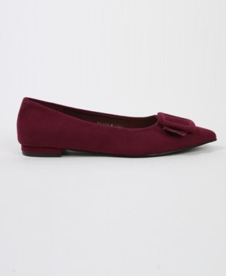 Womens Rhianna Pointed Skimmer Flat