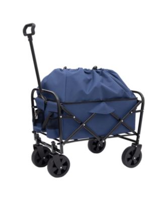 Extendable Collapsible Storage Wagon Utility Carts w/ 225LBS Capacity, 360° Wheels