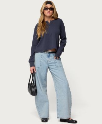 Women's Jolie Low Rise Barrel Jeans