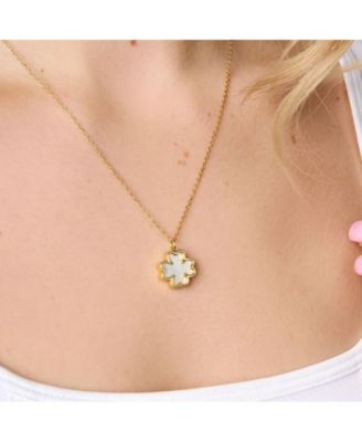 Clover MOP Pendant Necklace