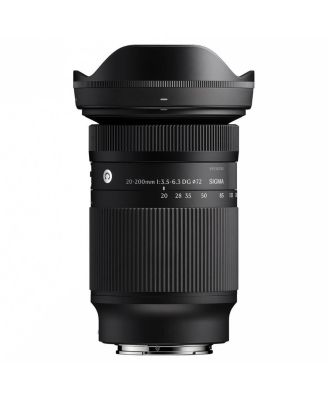 20-200mm f/3.5-6.3 DG Contemporary Lens for Sony E, Bundle with 72mm Filter Kit, PC Software Kit, Cap Keeper and Cleaning Kit