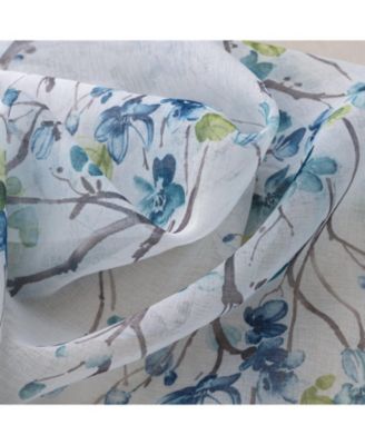 100% Polyester Aiden Printed Textured Grommet Curtain Panel