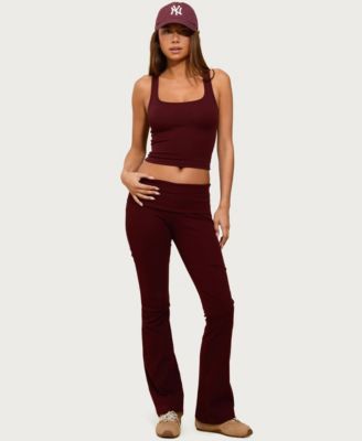 Women's Linda Ribbed Scoop Neck Tank Top