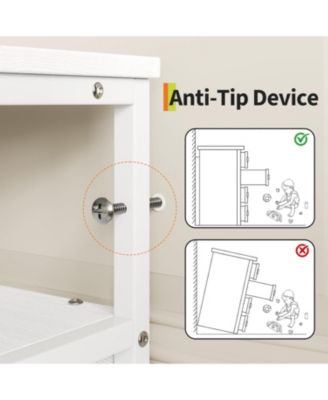 63'' Fabric Long Dresser with 12 Drawers for Bedroom - Dresser TV Stand for 55, 65