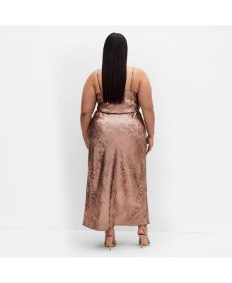 Women's Kaia Metallic Slip Dress