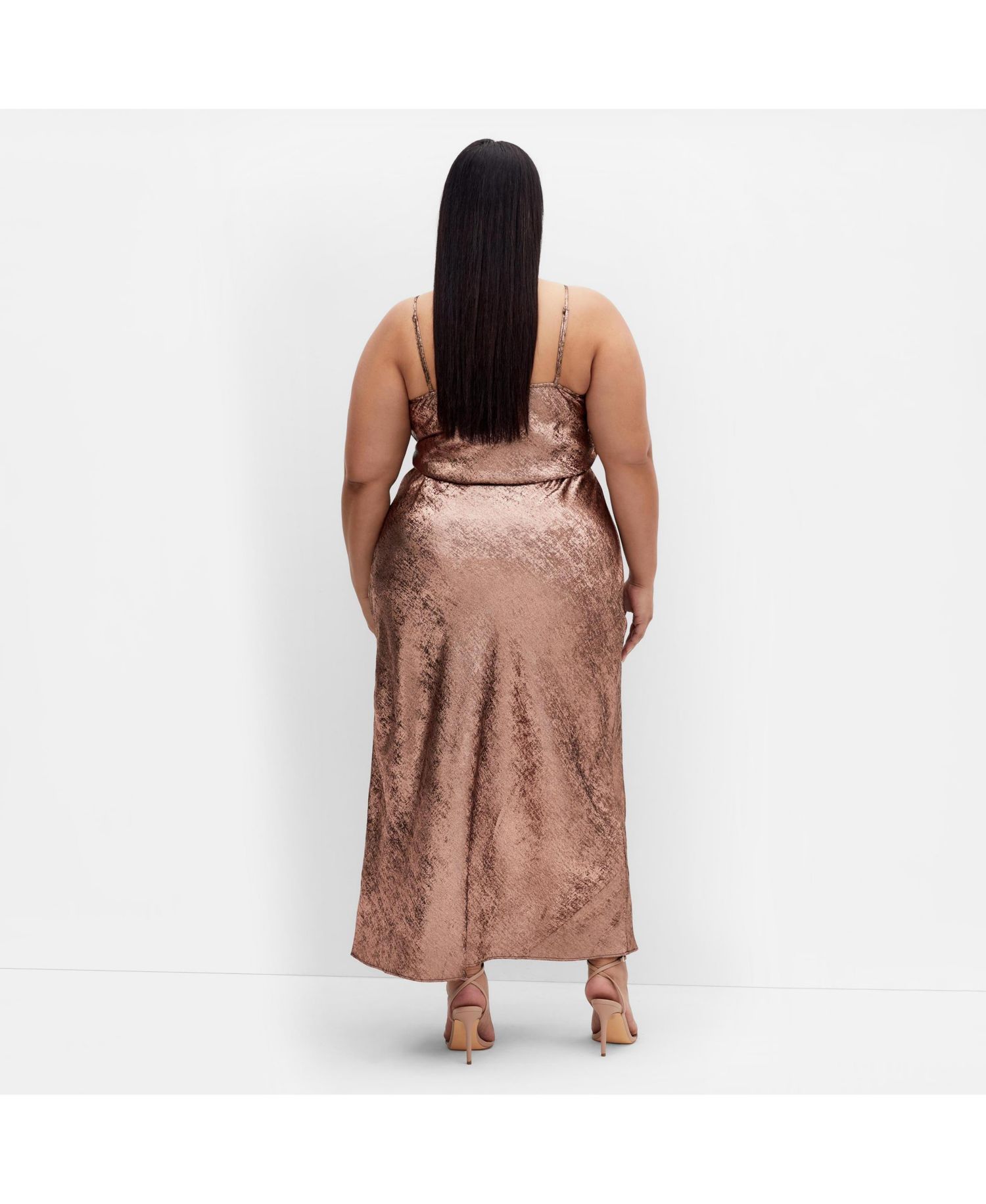Women's Kaia Metallic Slip Dress