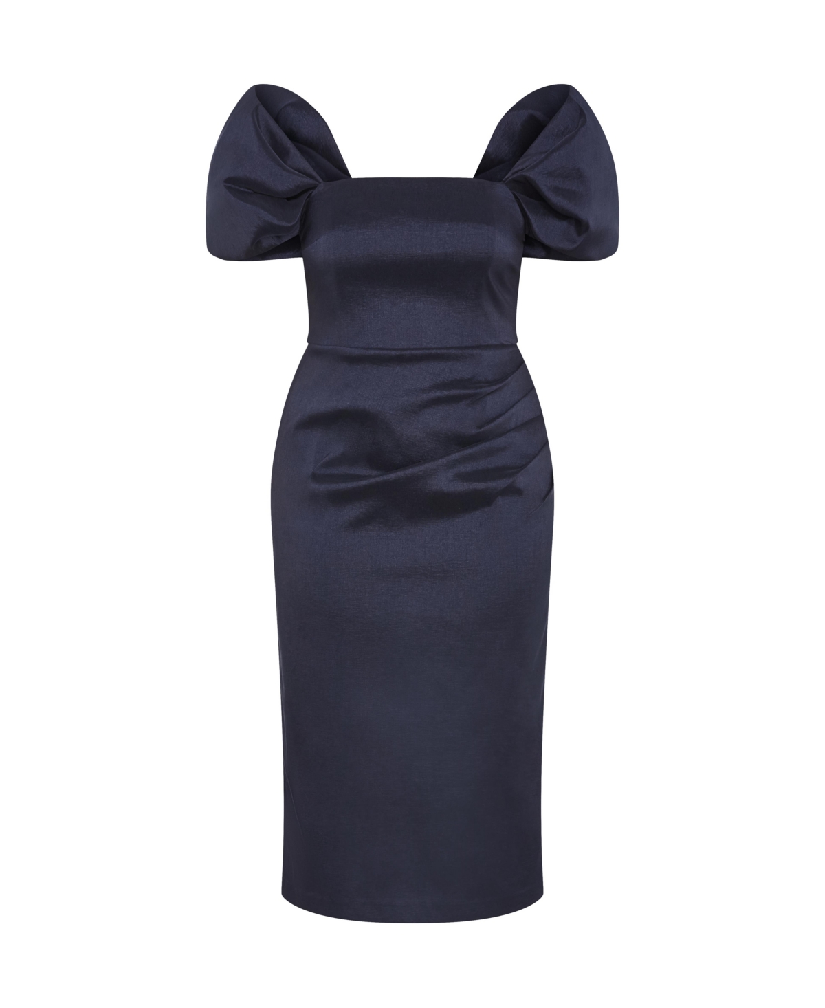 City Chic Women's Elyse Off Shoulder Midi Dress
