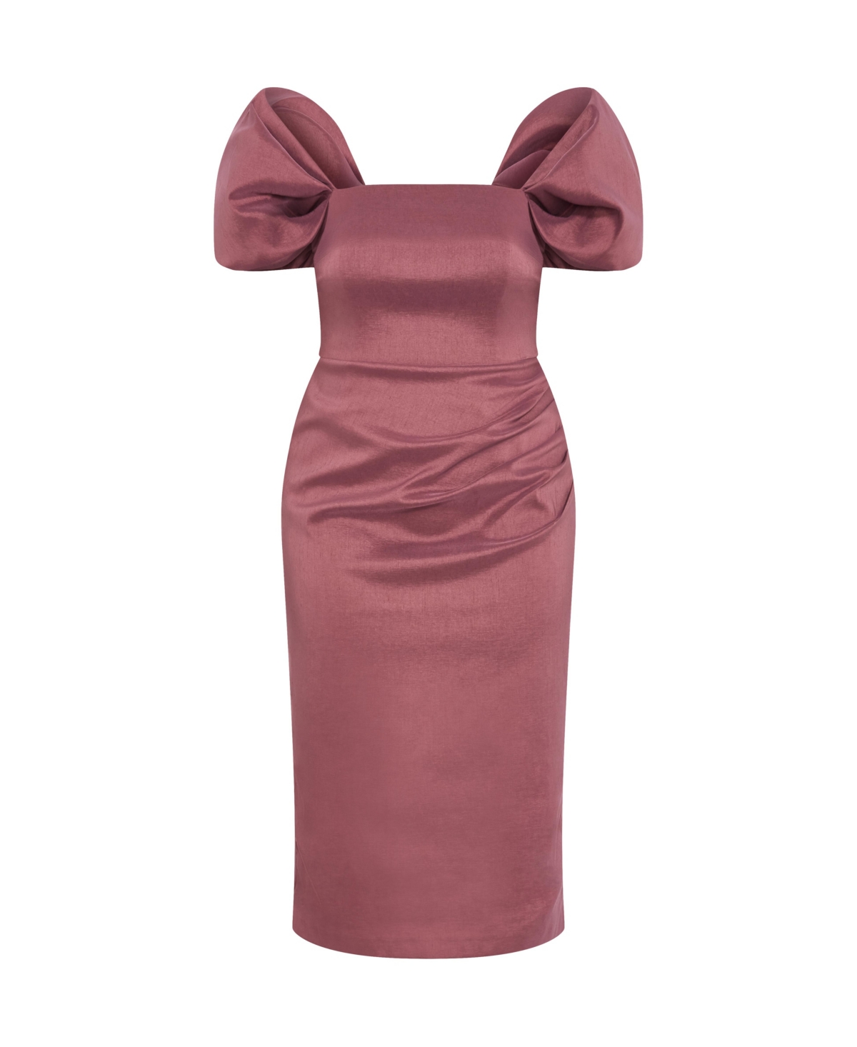 City Chic Women's Elyse Off Shoulder Midi Dress