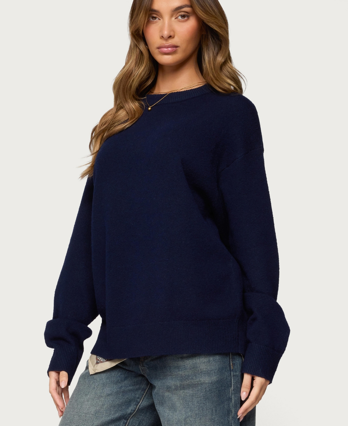 Edikted Women's Ximenia Cutout Back Sweater