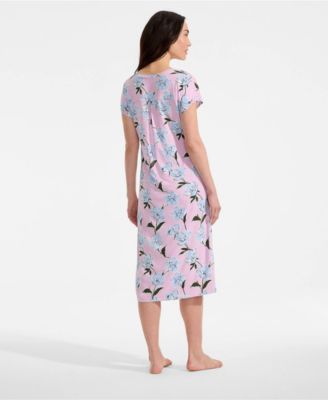 Women's Cooling Cap Sleeve Midi Nightgown