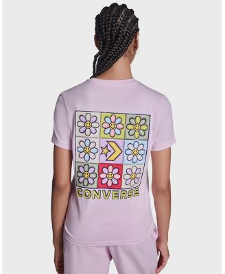 Women's Flower Grid T-Shirt