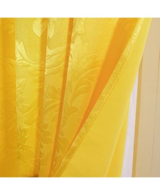 100% Polyester 200 GSM Dyson Embossed Blackout Grommet Curtain Panel 54" x 90"