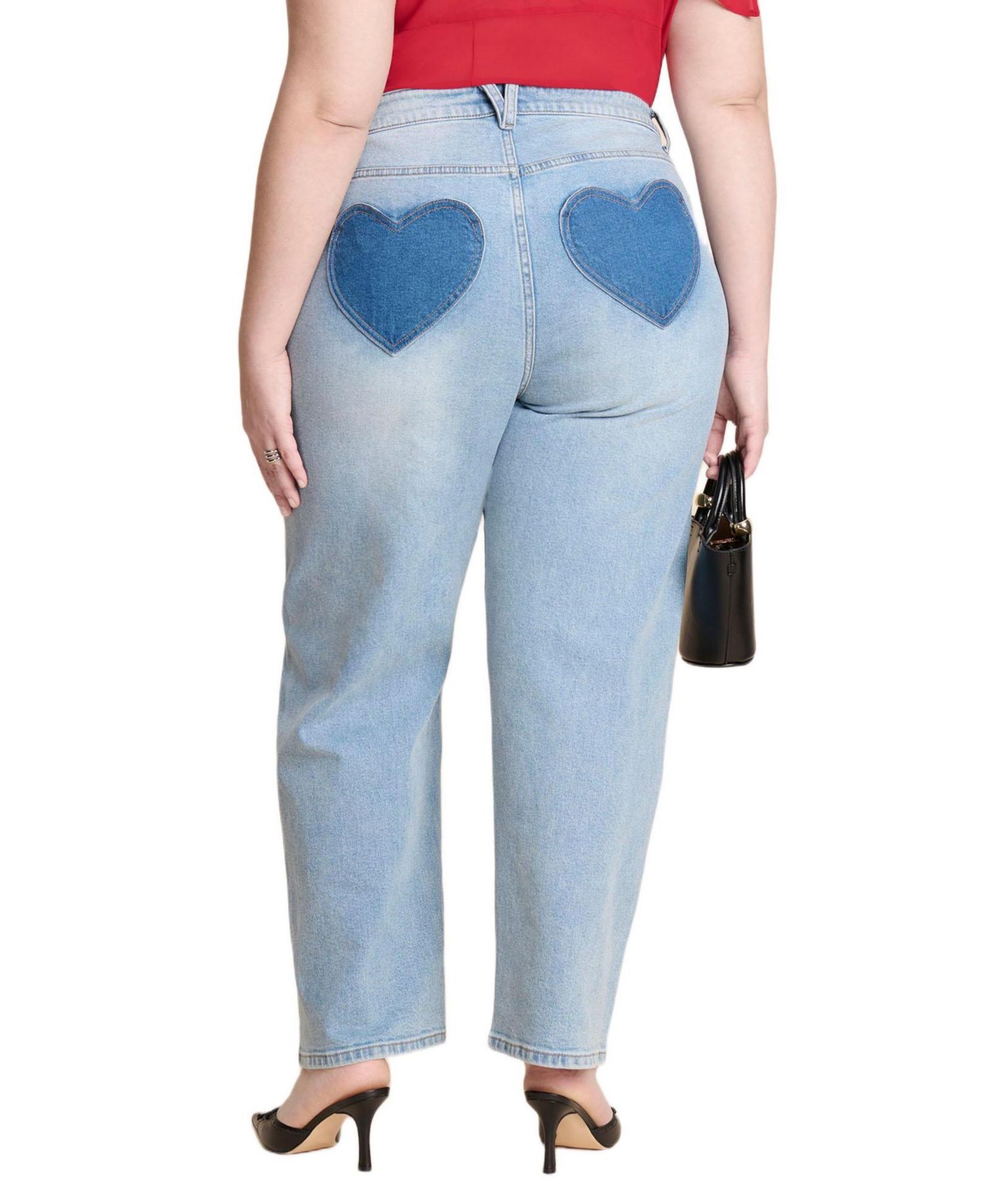 Women's Heart Pocket Naomi Straight Leg Jean