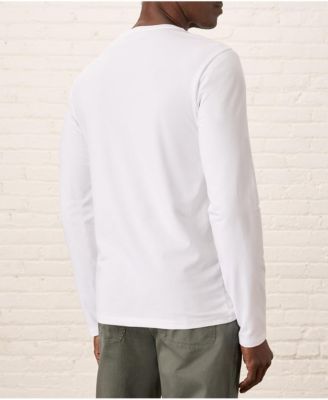 Men's Luxe Signature Slim Long Sleeve Tee Made With Organic Cotton