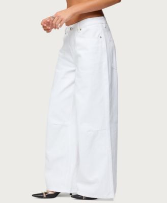 Women's Skater Girl Washed Low Rise Baggy Jeans