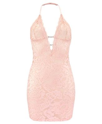 Women's Lace Halter Negligee