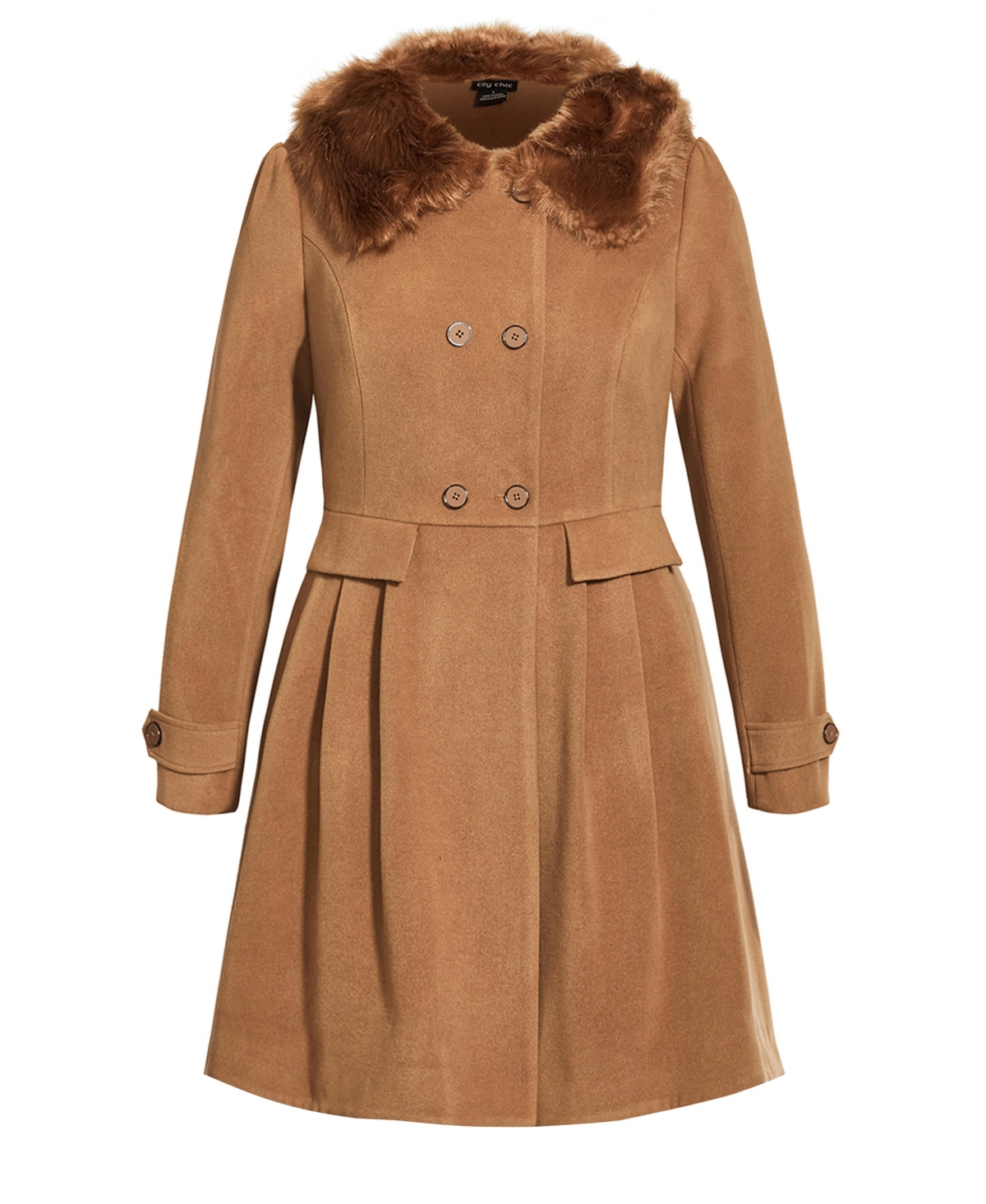 City Chic Plus Women's Grandiose Coat