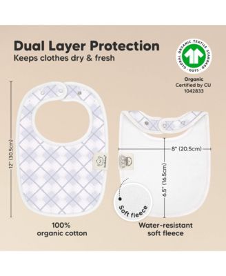 8pk Baby Bibs for Boy, Baby Drool Bib for Baby Boys and Girls, Infant Teething Bibs