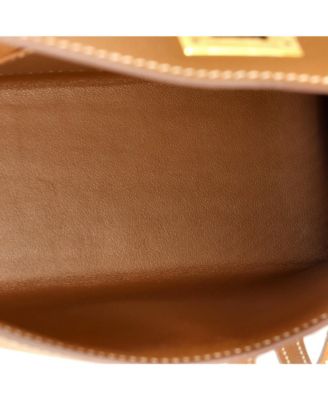 Kelly 20 Handbag Brown Epsom with Gold Hardware