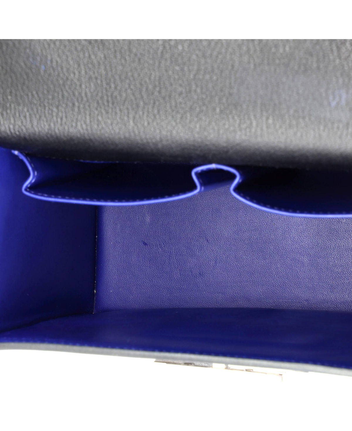 Pre-Owned HERMES Cinhetic Top Handle Bag Verso Chevre Mysore