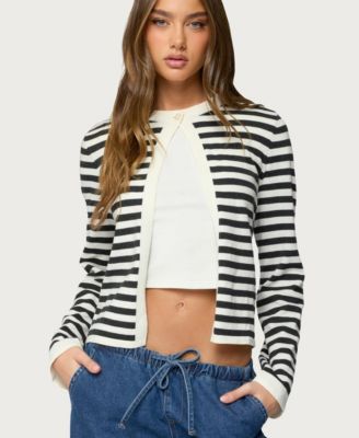 Women's Jenie Split Front Knit Cardigan Sweater