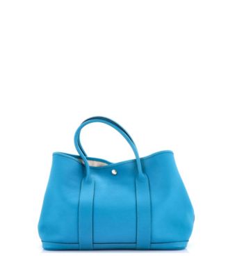 36 Garden Party Tote Leather