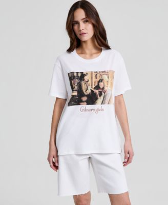 Women's Gilmore Girls Graphic-Print Crewneck T-Shirt