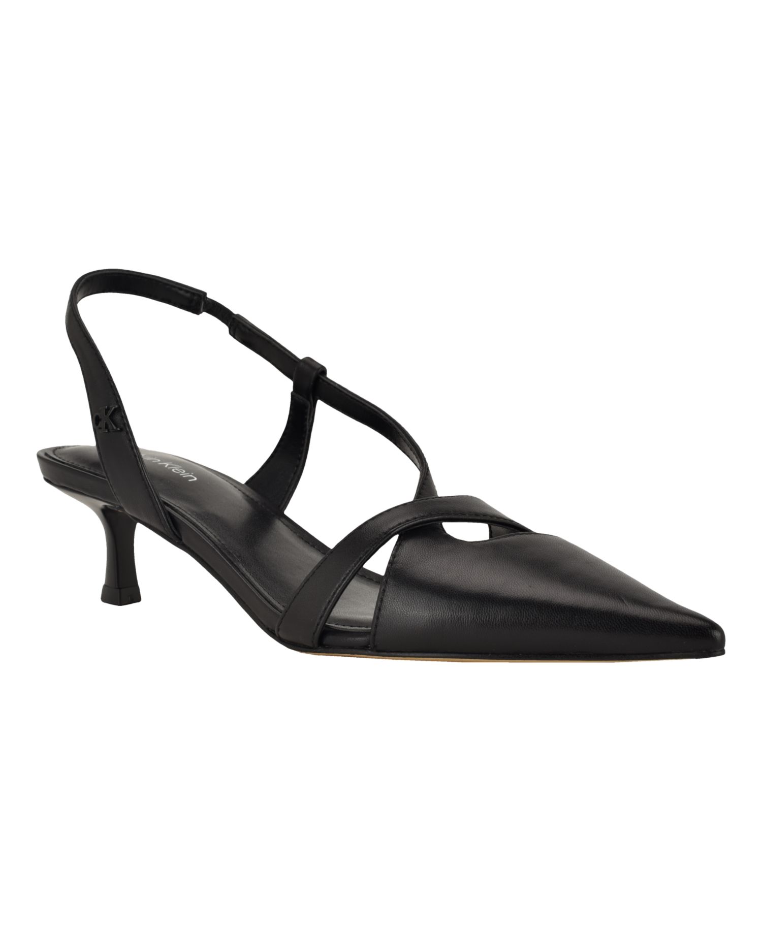 Women's Arlanna Asymmetrical Kitten Heel Slingback Pumps