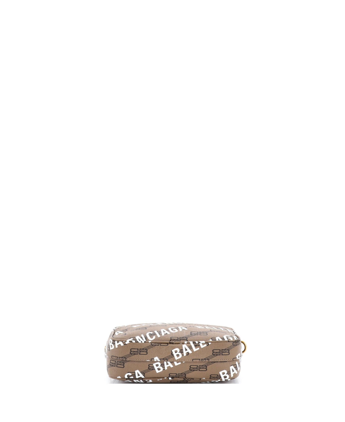 Pre-Owned Balenciaga Small Signature Camera Bag Bb Monogram Coated Canvas