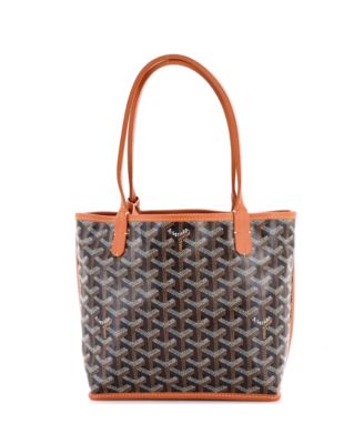 Mini Anjou Reversible Tote Coated Canvas