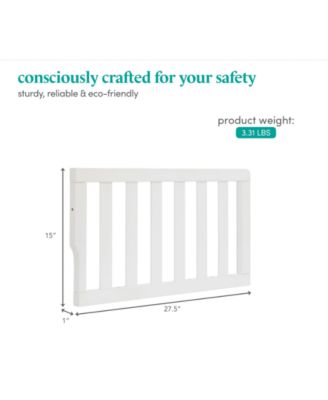 Loft Art Deco Convertible Crib Toddler Guard Rail